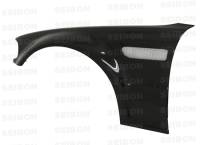 Seibon Carbon FF0105BMWE46M3 Seibon 01-05 BMW E46 M3 Carbon Fiber Fenders