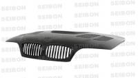 Seibon Carbon HD0205BMWE462D-GTR Seibon 02-05 BMW E46 2dr GTR-Style Carbon Fiber Hood