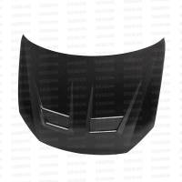 Seibon - Seibon Carbon HD1011VWGTIB-DV Seibon 10-11 VW Golf GTI 5K/MK6 DV Carbon Fiber Hood w/ Shaved Emblem - Image 6