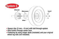 Eibach - Eibach S90-1-08-003 Eibach Pro-Spacer 8mm Spacer / Bolt Pattern 4x100 / Hub Center 57.1 for 85-98 VW Golf (MKII/MKIII) - Fits 1985-1998 Volkswagen Golf, Jetta, Passat - Image 5