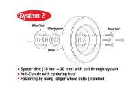 Eibach S90-2-12-003 Eibach Pro-Spacer System - 12mm Spacer / 5x112mm Bolt Pattern / Hub Center 57.1 for 06-13 Audi A3 - Fits 2017-2018 Volkswagen Jetta