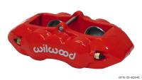 Wilwood 120-10525-RD Wilwood Caliper-D8-4 Front Red 1.88in Pistons 1.25 Disc