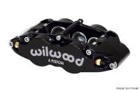 Wilwood 120-11779-BK Wilwood Caliper-Narrow Superlite 6R-LH - Black 1.62/1.12/1.12in Pistons 1.25in Disc