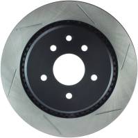 Stoptech 126.42093SL StopTech Power Slot 07-08 Infiniti G35 2WD Sport Sedan / 08-09 G37 SportStop Slotted Rear Left Roto