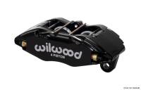Wilwood 120-12949-BK Wilwood Caliper-Dynapro Honda/Acura - Black Powder 1.62in Pistons .83in Disc