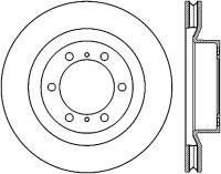 Stoptech - Stoptech 126.44174CSR StopTech 10-17 Lexus GX460 / 10-17 Toyota 4Runner Cryo Slotted Front Right Sport Brake Rotor - Image 2