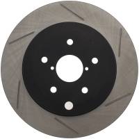 Stoptech 126.47030SL StopTech Power Slot 08-10 Subaru Impreza STi Rear Left Slotted Rotor