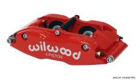 Wilwood 120-8062-RRD Wilwood Caliper-BNSL4R-Red 1.25in Pistons 1.10in Disc