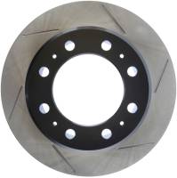 Stoptech 126.67080SL StopTech 08-10 Dodge Ram 4500 6.7L Slotted Left Front Brake Rotor