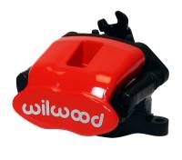 Wilwood 120-9809-RD Wilwood Caliper-Combination Parking Brake-L/H-Red 34mm piston .81in Disc