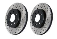 Stoptech 127.33131L StopTech Slotted & Drilled Sport Brake Rotor