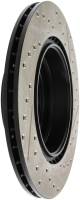 Stoptech 127.34080R StopTech 06 BMW 330 / 07-09 BMW 335 Slotted & Drilled Right Rear Rotor