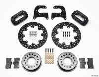 Wilwood 140-0260-BD Wilwood Forged Dynalite Rear Drag Kit Drilled Rotor Mopar-Dana 2.36in Offset
