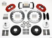 Wilwood 140-10219-R Wilwood Narrow Superlite 6R Front Hub Kit 12.88in Red 1968-1969 Mustang Disc Spindle