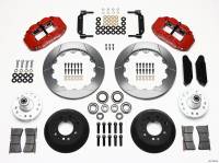 Wilwood 140-10220-R Wilwood Narrow Superlite 6R Front Hub Kit 12.88in Red 1970-1973 Mustang Disc Spindle