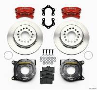 Wilwood 140-10767-R Wilwood Forged Dynalite P/S Park Brake Kit Red Mopar/Dana 2.50in Off w/Snap Ring Bearing