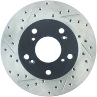 Stoptech - Stoptech 127.40056R StopTech 02-06 Acura RSX Slotted & Drilled Right Front Rotor - Image 2