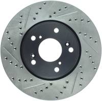 Stoptech 127.40086R StopTech Slotted & Drilled Sport Brake Rotor Front Right 13 Honda Accord Sport