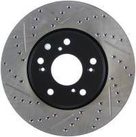 Stoptech - Stoptech 127.40086R StopTech Slotted & Drilled Sport Brake Rotor Front Right 13 Honda Accord Sport - Image 5