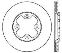 Stoptech - Stoptech 127.42005R StopTech Slotted & Drilled Sport Brake Rotor - Image 2