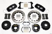 Wilwood 140-10951-D Wilwood AERO4 Rear P-Brake Kit 14.00in Drilled Mopar/Dana 2.36in Off w/Snap Ring Bearing