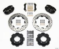 Wilwood 140-10960-D Wilwood Dynapro Rear Kit 12.19in Drilled Backdraft Cobra (BMW E36 Based)