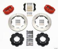 Wilwood 140-10960-R Wilwood Dynapro Rear Kit 12.19in Red Backdraft Cobra (BMW E36 Based)