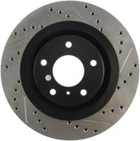 Stoptech - Stoptech 127.42080L StopTech 06-07 350Z / 05-07 G35 exp Sport/ 06-07 G35X SportStop Slotted & Drilled Front Left Rotor - Image 2