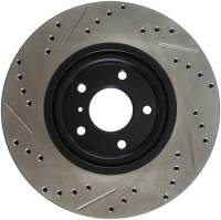 Stoptech - Stoptech 127.42080L StopTech 06-07 350Z / 05-07 G35 exp Sport/ 06-07 G35X SportStop Slotted & Drilled Front Left Rotor - Image 4
