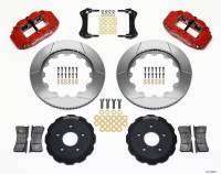 Wilwood 140-10969-R Wilwood Narrow Superlite 6R Front Hat Kit 14.00in Red Backdraft Cobra (BMW E36 Based)