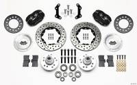 Wilwood 140-11021-D Wilwood Forged Dynalite Front Kit 11.00in Drilled 70-72 CDP B & E Body-Disc
