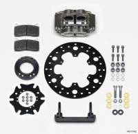 Wilwood 140-11142 Wilwood Billet Narrow Dynalite Radial Mount Rear Inboard Midget Kit 10.50in x 0.35 Drilled Disc