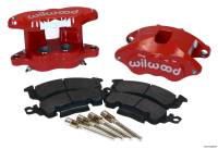 Wilwood 140-11292-R Wilwood D52 Rear Caliper Kit - Red 1.25 / 1.25in Piston 1.28in Rotor