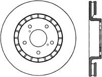 Stoptech - Stoptech 127.44137R StopTech Power Slot 06-11 Lexus GS Series / 06-12 IS Series Front Right Drilled & Slotted Rotor - Image 2