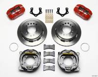 Wilwood 140-11395-R Wilwood Dynapro Low-Profile 11.00in P-Brake Kit - Red Mopar/Dana 2.36in Off w/Snap Ring Bearing