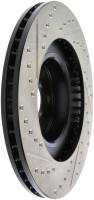 Stoptech - Stoptech 127.47018L StopTech 02-10 Subaru WRX Slotted & Drilled Left Front Rotor (exc. STi) - Image 3