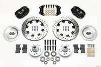 Wilwood 140-11547-D Wilwood Forged Dynalite Front Kit 12.19in Drilled Magnum Force Drop Spindle