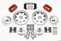 Wilwood 140-11547-R Wilwood Forged Dynalite Front Kit 12.19in Red Magnum Force Drop Spindle