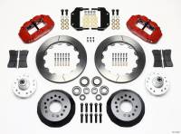 Wilwood 140-11548-R Wilwood Narrow Superlite 6R Front Hub Kit 12.88in Red Magnum Force Drop Spindle