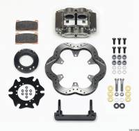 Wilwood 140-11810 Wilwood Billet Narrow Dynalite Radial Mount Rear Inboard Midget Kit 10.50in SuperAlloy Vented Rotor