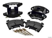 Wilwood 140-12098-BK Wilwood D154 Front Caliper Kit - Black 2.50in Piston 0.81in Rotor