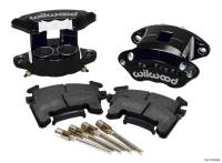 Wilwood 140-12100-BK Wilwood D154 Front Caliper Kit - Black 1.62 / 1.62in Piston 0.81in Rotor