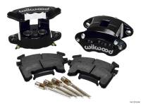 Wilwood 140-12102-BK Wilwood D154 Rear Caliper Kit - Black 1.12 / 1.12in Piston 0.81in Rotor