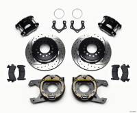 Wilwood 140-12208-D Wilwood D154 P/S Park Brake Kit Drilled Mopar/Dana 2.50in Off w/Snap Ring Bearing