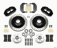 Wilwood 140-12272-D Wilwood Narrow Superlite 6R Front Hub & 1PC Rtr Kit 12.88in Drilled Magnum Force Drop Spindle