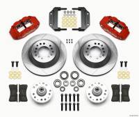 Wilwood 140-12272-R Wilwood Narrow Superlite 6R Front Hub & 1PC Rtr Kit 12.88in-Red Magnum Force Drop Spindle