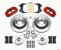 Wilwood 140-12276-R Wilwood Narrow Superlite 6R Front Hub & 1PC Rtr Kit 12.88in-Red WWE ProSpindle