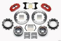 Wilwood 140-12435-R Wilwood Narrow Superlite 4R Rear P-Brk Kit 12.88in Red Strange Eng Floater 3.49in Offset