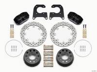 Wilwood 140-12551-D Wilwood Dynapro Lug Mount Single Rear Dynamic Kit SA Drilled M-W/Lamb Ends .690in Studs