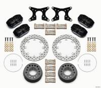 Wilwood 140-12554-D Wilwood Dynapro Lug Mount Dual Rear Dynamic Kit SA Drilled 58-64 Olds/Pont 1/2in Studs